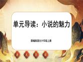 【核心素养】第四单元导读《小说的魅力》课件+教案+音视频素材
