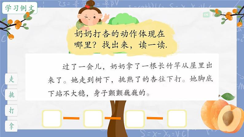 部编版小学语文四年级上册习作例文我家的杏熟了 课件07