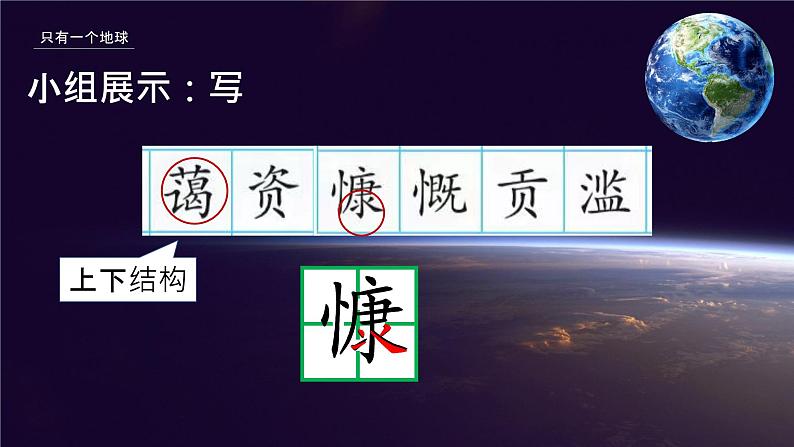 部编版六年级语文上册第19课《只有一个地球》优质课件04