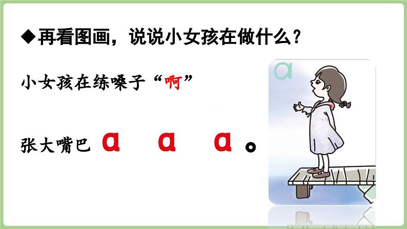 人教版部编版统编版一年级语文上册汉语拼音1《a+o++e》PPT课件第6页