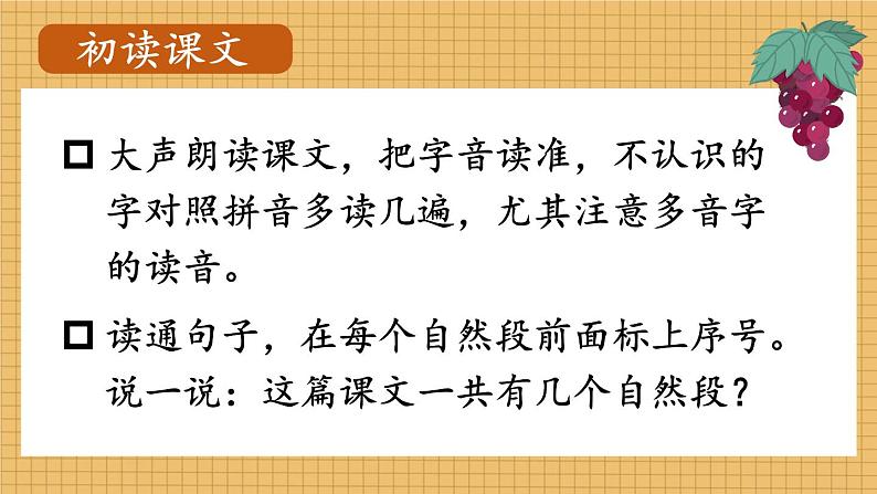 编版版语文二年级上册 11 葡萄沟 第一课时 教学课件05