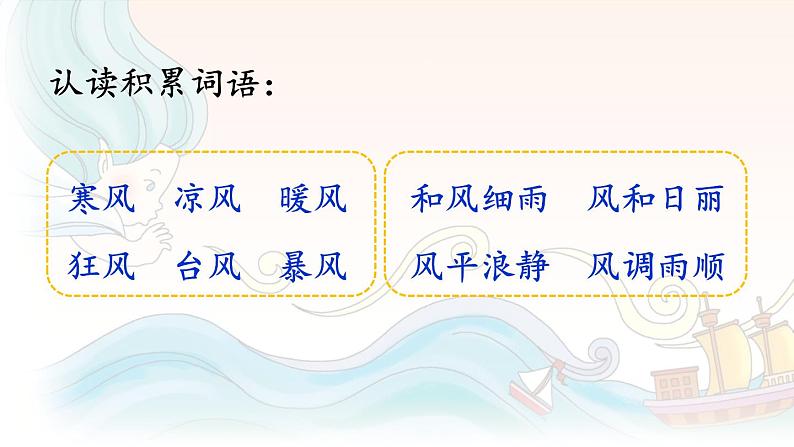 编版版语文二年级上册 24 风娃娃 第一课时 教学课件第2页