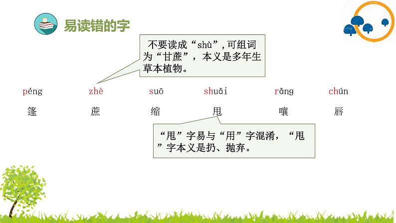 部编版小学语文六年级上册第五单元复习课件06