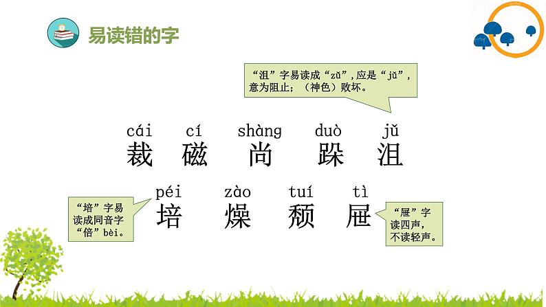 部编版小学语文六年级上册第三单元复习课件06