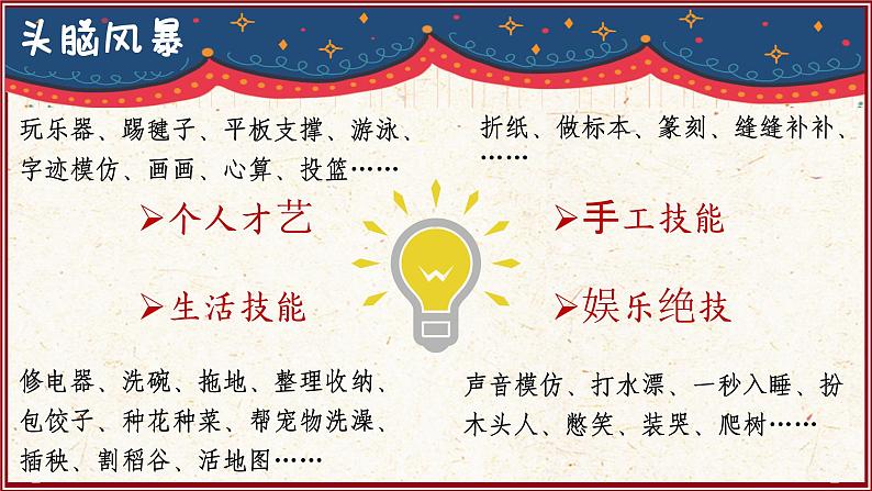 部编版语文六上《习作七：我的拿手好戏》课件07