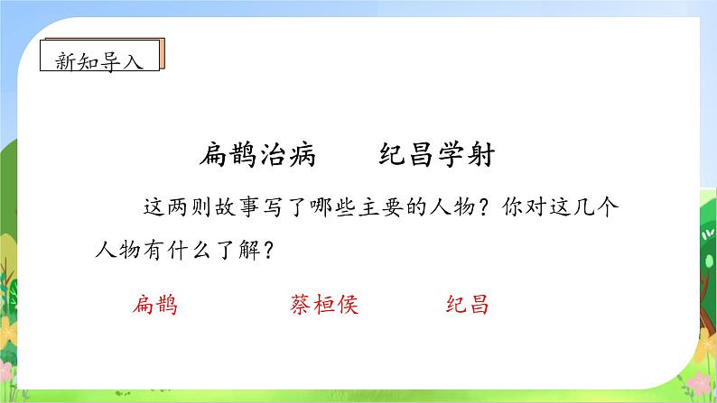 【教-学-评一体化】四年级上册备课包-27.故事二则（课件+教案+学案+习题）08