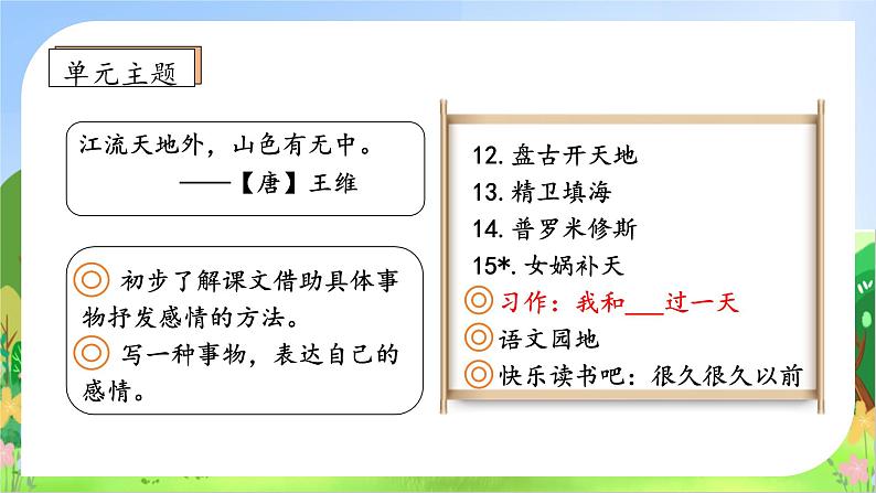 【教-学-评一体化】四年级上册备课包-习作4：我和——过一天（课件+教案+学案+习题）04