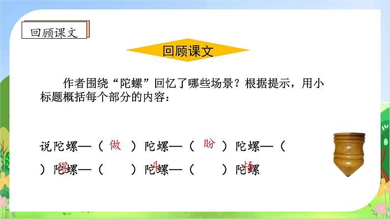 【教-学-评一体化】四年级上册备课包-20.陀螺（课件+教案+学案+习题）08