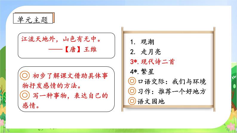 【教-学-评一体化】四年级上册备课包-3.现代诗二首（课件+教案+学案+习题）04