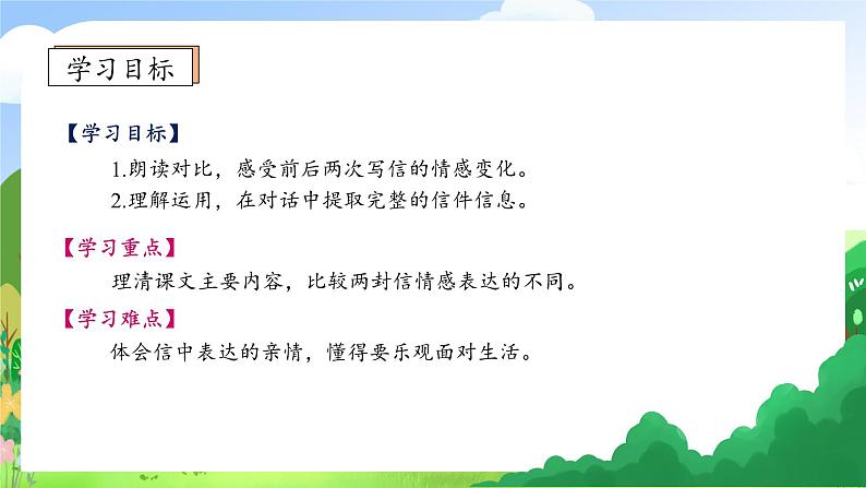 【教-学-评一体化】统编版二年级上册备课包-6. 一封信 两课时（课件+教案+学案+习题）05