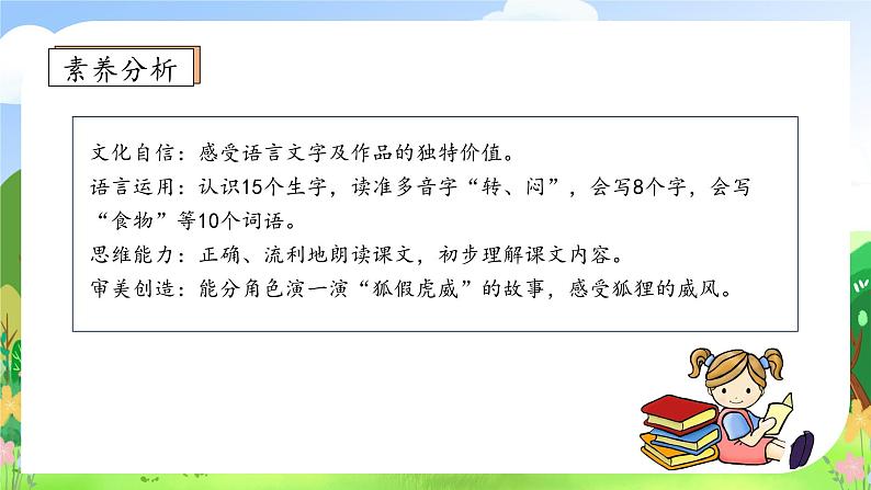 【教-学-评一体化】统编版二年级上册备课包-22. 狐假虎威 两课时（课件+教案+学案+习题）04