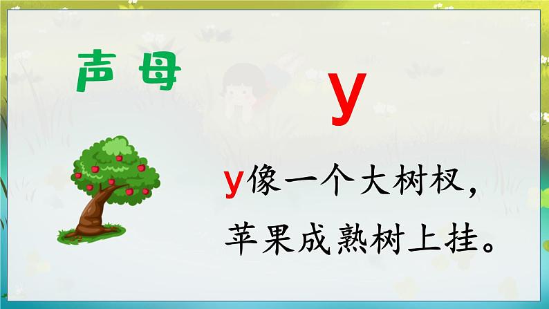 部编语文一年级上册 第3单元 汉语拼音9 y w PPT课件+教案02