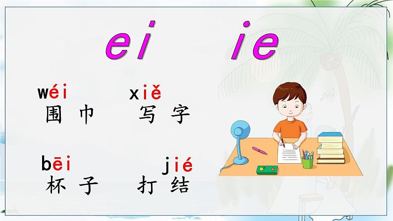 部编语文一年级上册 第4单元 汉语拼音12 ie üe er PPT课件+教案07