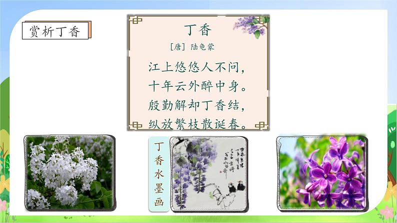 【教-学-评一体】统编版六年级语文上册-2.丁香结  两课时（课件+教案+学案+习题）08