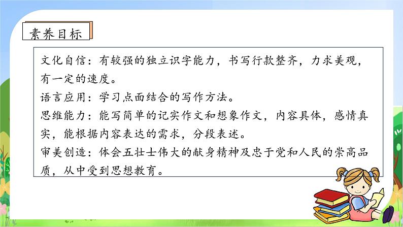 【教-学-评一体】统编版六年级语文上册-6.狼牙山五壮士 两课时（课件+教案+学案+习题）05