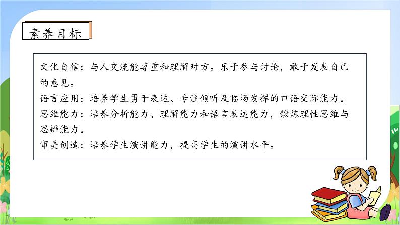 【教-学-评一体】统编版六年级语文上册-口语交际：演讲（课件+教案+学案+习题）05