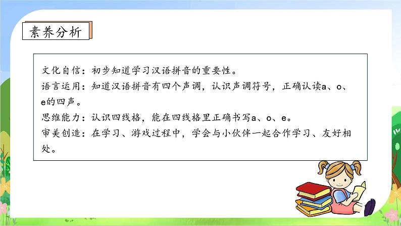 【新课标•任务型】2024秋统编版语文一年级上册-汉语拼音1. a o e（课件+教案+学案+习题）04