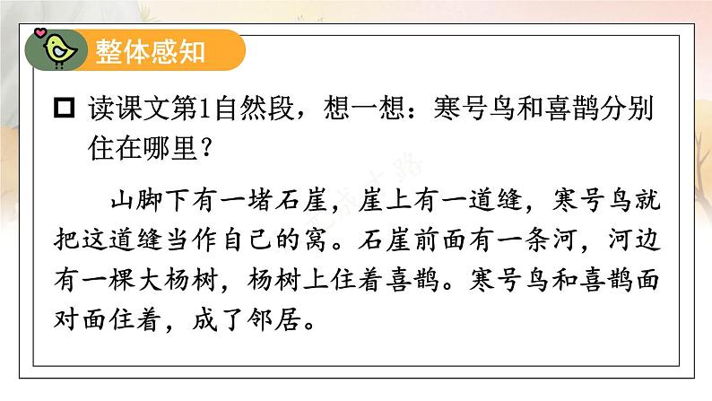 部编语文二年级上册 第5单元 13 寒号鸟 PPT课件+教案07