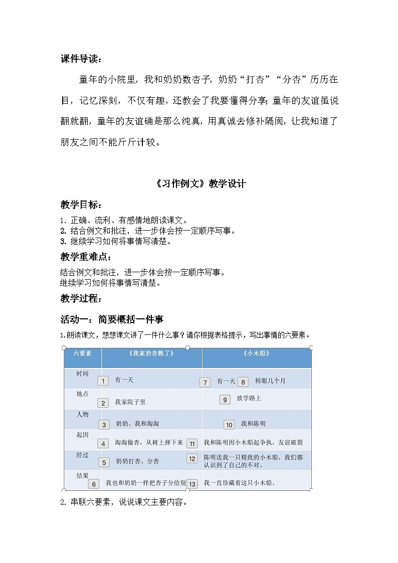 【任务群】部编版语文四上 《习作例文》课件+教案+音视频素材+课文朗读01