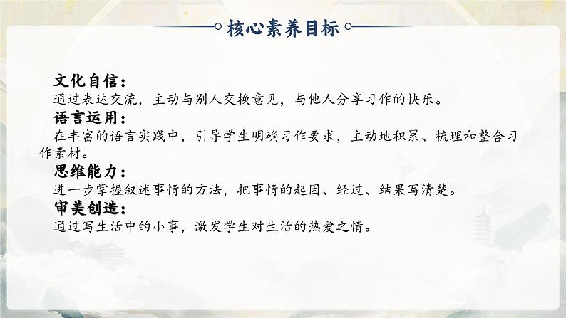 【任务群】部编版语文四上 《习作五：生活万花筒》课件+教案+音视频素材+课文朗读02