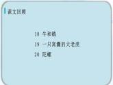 編版版語(yǔ)文四年級(jí)上冊(cè) 第6單元主題閱讀 同步課件