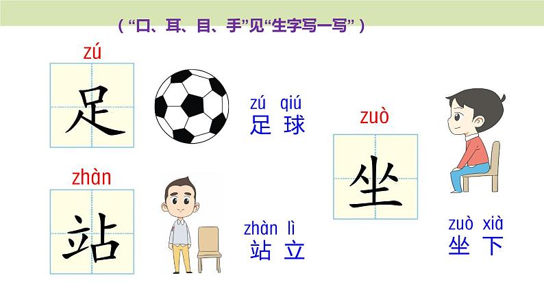 统编版（2024）一年级语文上册课件 第一单元 3 口耳目手足03