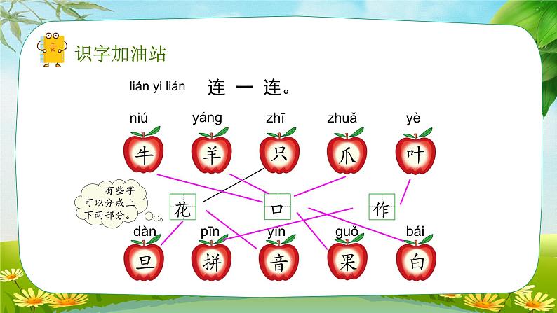 统编版（2024）语文一年级上册 第八单元 阅读 语文园地（八）（第一课时）课件06