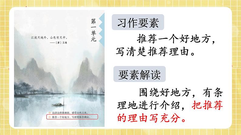 部编版小学语文四年级上册第1单元 习作：推荐一个好地方 课件PPT03