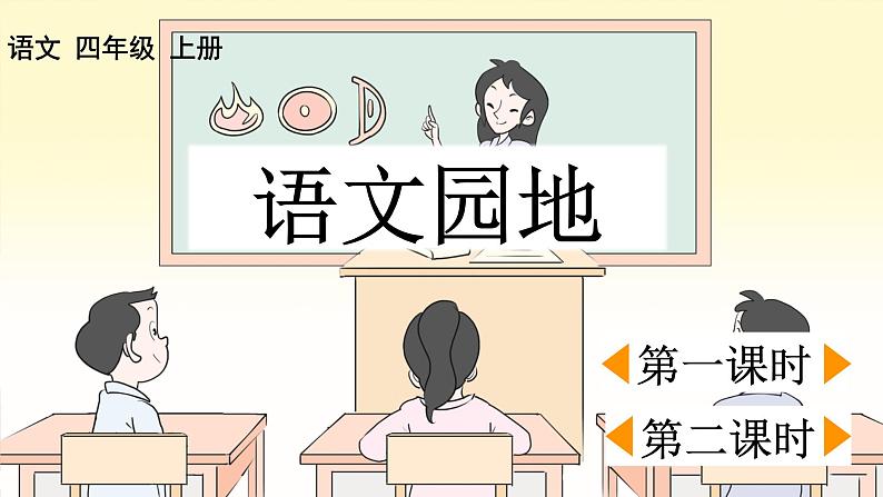 部编版小学语文四年级上册第1单元 语文园地一 课件PPT01