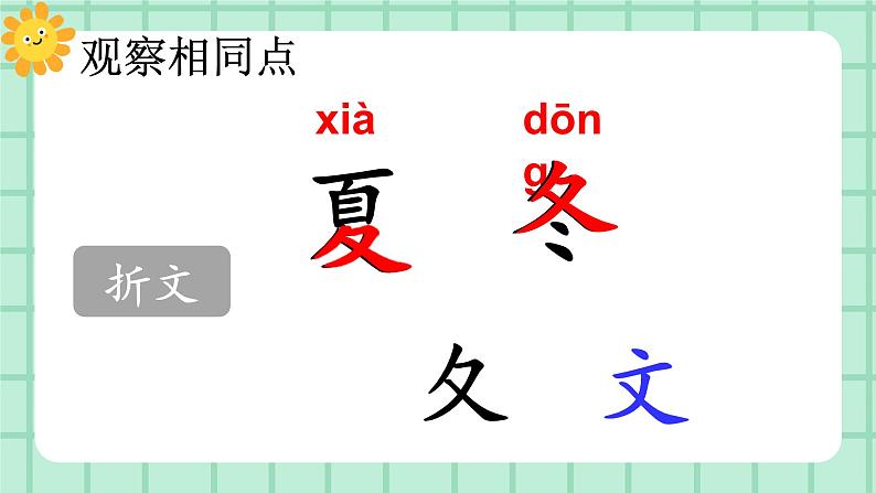 【核心素养】部编版小学语文一年级上册  阅读4 四季 课件+教案（含教学反思） +素材08