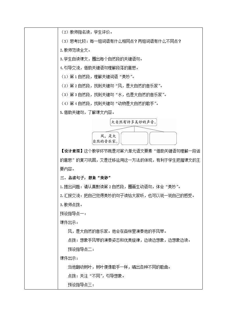 部编版小学语文三上21. 大自然的声音 课件+教案02