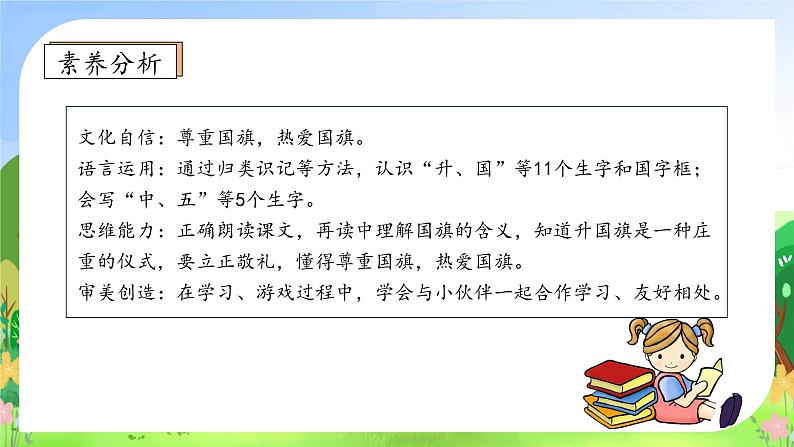 【新课标•任务型】统编版语文一年级上册-识字8. 升国旗（课件+教案+学案+习题）04