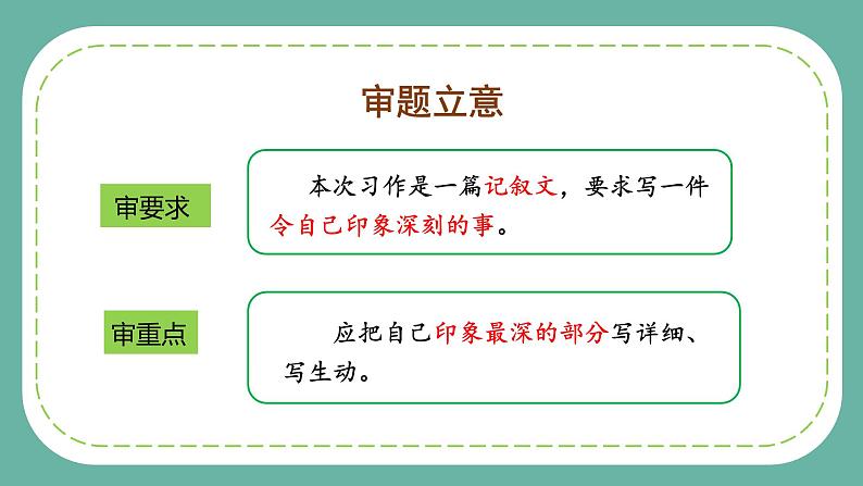 【新课标】部编版小学语文四上第五单元 《习作：生活万花筒》（一二课时）课件+教案+学习任务单+分层作业)06