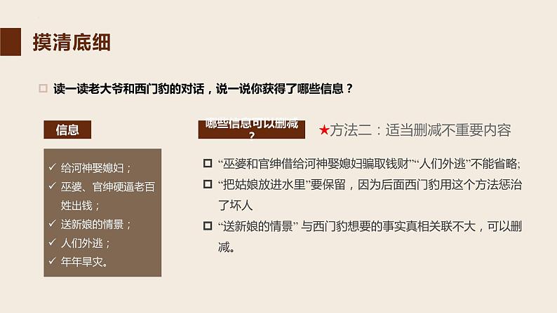 【新课标】部编版小学语文四上第26课《西门豹治邺》（一二课时）课件+教案+学习任务单08