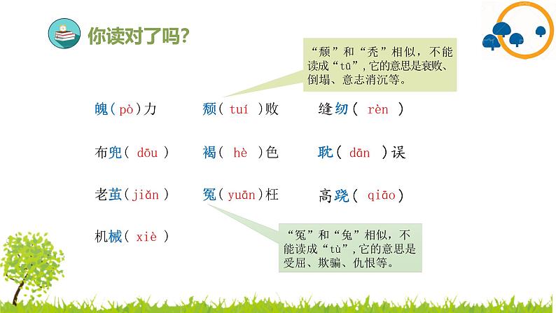 2024--2025年部编版小学语文五年级上册第六单元复习课件06