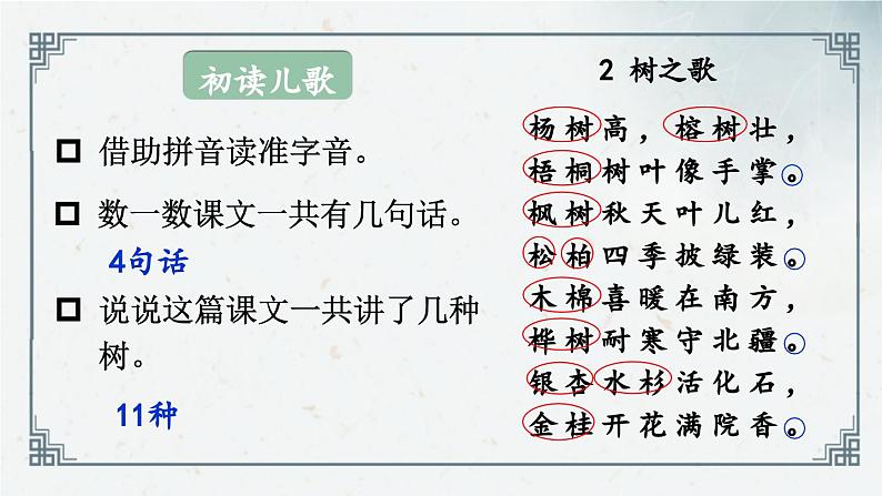 识字2  《树之歌》（课件）2024-2025学年统编版语文二年级上册第3页