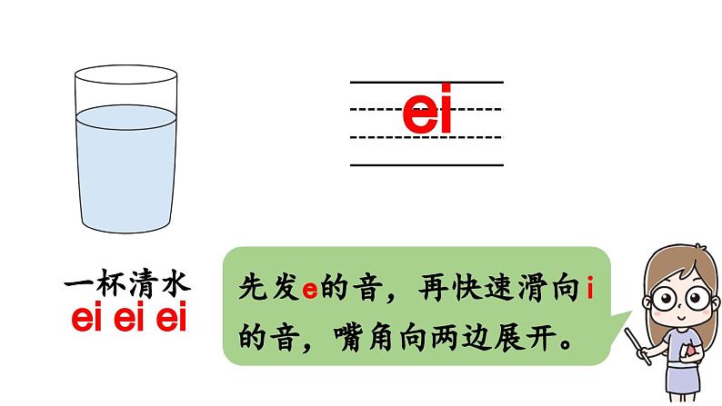 小学语文新部编版一年级上册第四单元 汉语拼音第10课《ai ei ui 》第1课时教学课件（2024秋）07