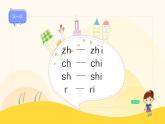 統(tǒng)編版2024（秋）語文一年級上冊《zh ch sh r》第2課時PPT課件（內(nèi)嵌音頻和視頻）+字體