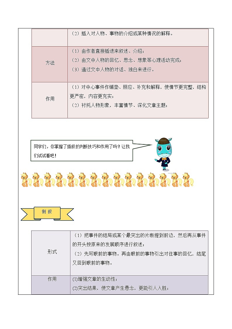 【精品】五升六语文暑假辅导讲义-顺叙、倒叙、插叙（人教部编版，含答案）03