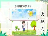 人教版语文一年级上册 识字1《天地人》 PPT课件