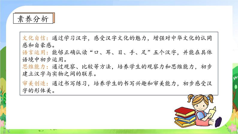 【新课标•任务型】2024秋统编版语文一年级上册-识字3.口耳目手足（课件+教案+学案+习题）04