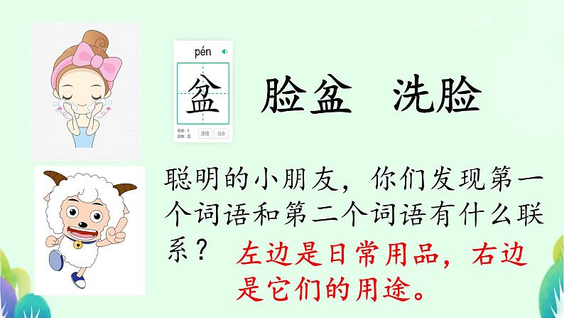 语文园地八 课件 2024-2025学年统编版语文一年级下册06