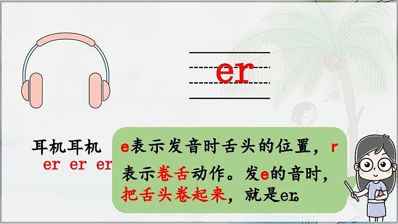 部编版（2024）一年级语文上册拼音12《ie üe er》优质课件07