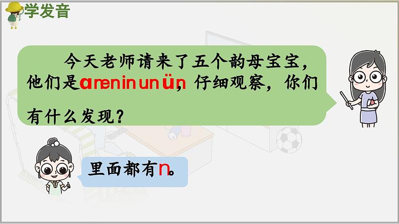 部编版（2024）一年级语文上册拼音13《an en in un ün》优质课件05