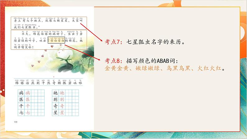 【晨读课件】人教部编版语文一年级下册 第八单元（PPT）05