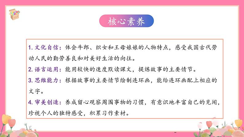 【核心素养】部编版小学语文五年级上册 11 牛郎织女（二） 课件+教案（含教学反思） +素材02