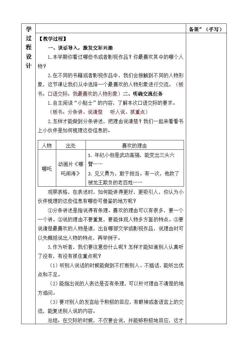 【核心素养】部编版小学语文五年级上册 口语交际：我最喜欢的人物形象 课件+教案（含教学反思） +素材02