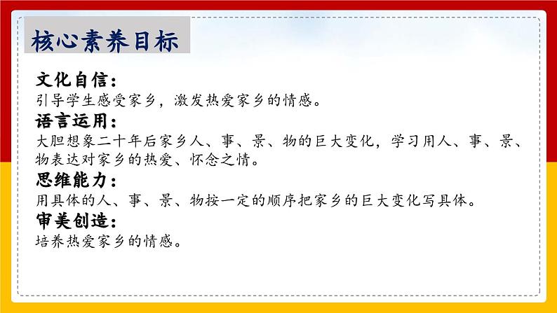 【核心素养】部编版语文五上 《习作四：二十年后的家乡》课件+教案+课文朗读02