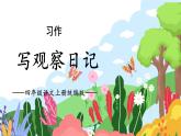 部编版四上语文课件第3单元 《习作：写观察日记》