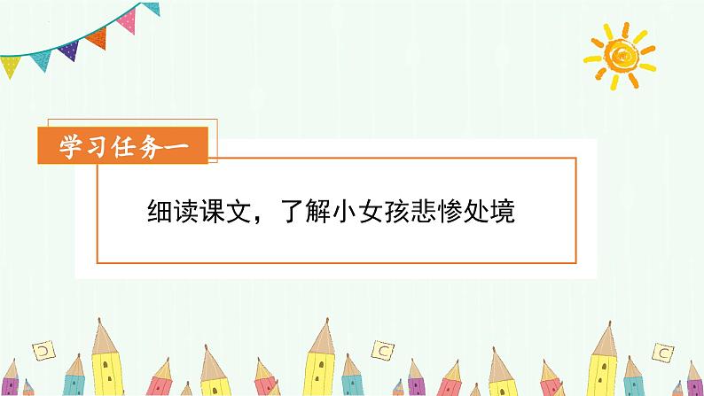 部编版三上语文第3单元第8课《卖火柴的小女孩》（第2课时）（教学课件）第3页